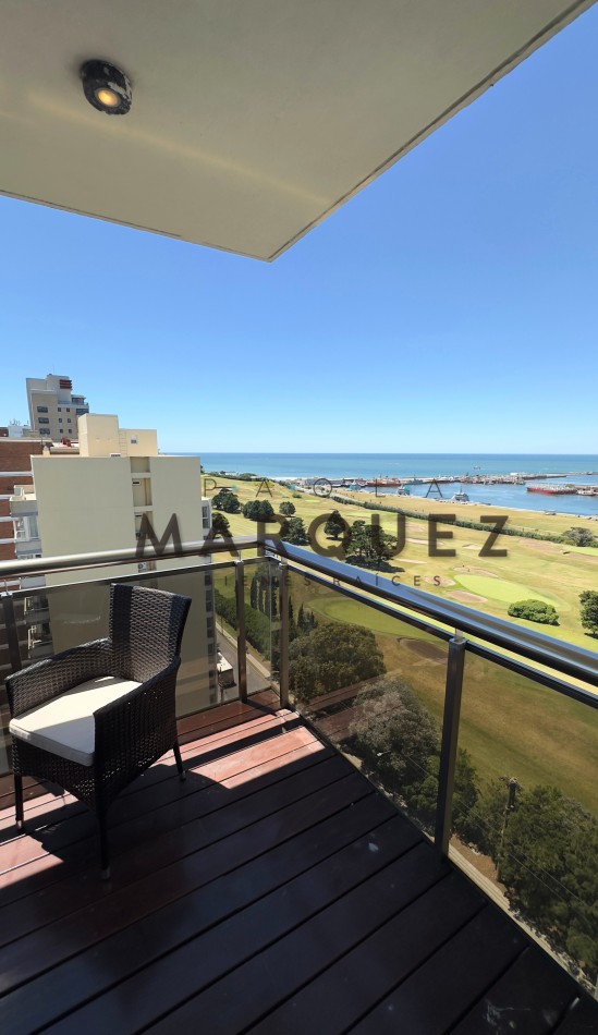 2 Ambientes amplios, SemiPiso + Cochera fija. Balcon frente al golf